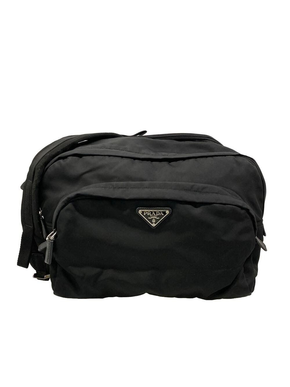 Prada Black Nylon Shoulder Bag #376946P99B